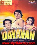 Dayavan 1988 movie poster