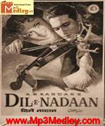 Dil E Nadan 1953 movie poster