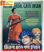 Kitna Badal Gaya Insaan 1957 movie poster