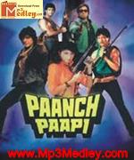 Paanch Paapi 1989 movie poster