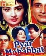 Pyar Mohabbat 1966 movie poster