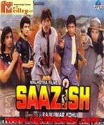 Saazish 1988 movie poster