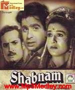 Shabnam 1949 movie poster